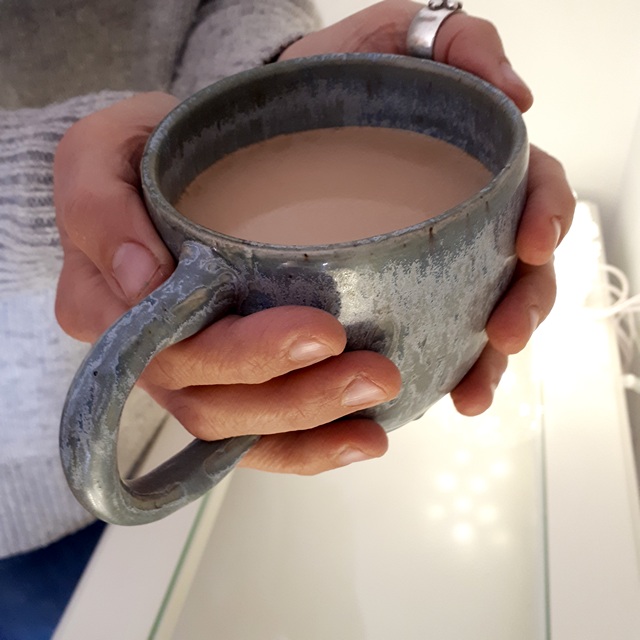 coffee cup in hands